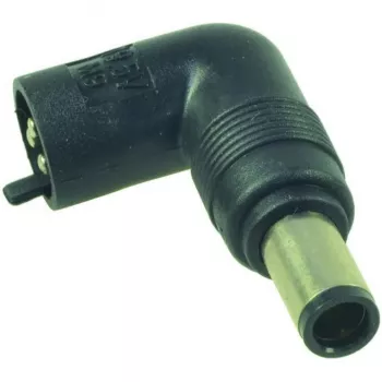 2-POWER TIP6005A koncovka napájacieho zdroja do notebooku - 5,5 mm x 2,5 mm DC dutý konektor - čierna
