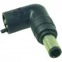 2-POWER TIP6005A koncovka napájacieho zdroja do notebooku - 5,5 mm x 2,5 mm DC dutý konektor - čierna