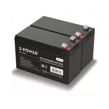 2-POWER sada náhradnej batérie iba články - batéria - 108 mAh