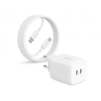 2-POWER 65W GaN USB-C nabíjačka + 2M 100W USB-C kábel