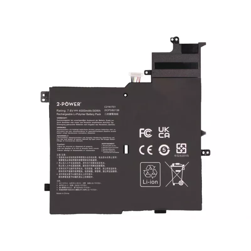 2-Power hlavná batéria pre Asus V406UA - 4000 mAh