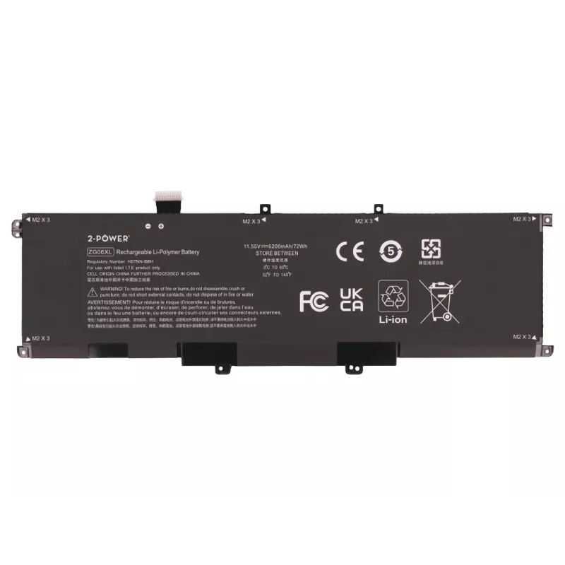 2-Power hlavný batériový balík - batéria - 6 200 mAh