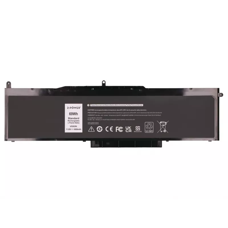 2-Power hlavná batéria pre Dell Precision 3520 – 69 mAh