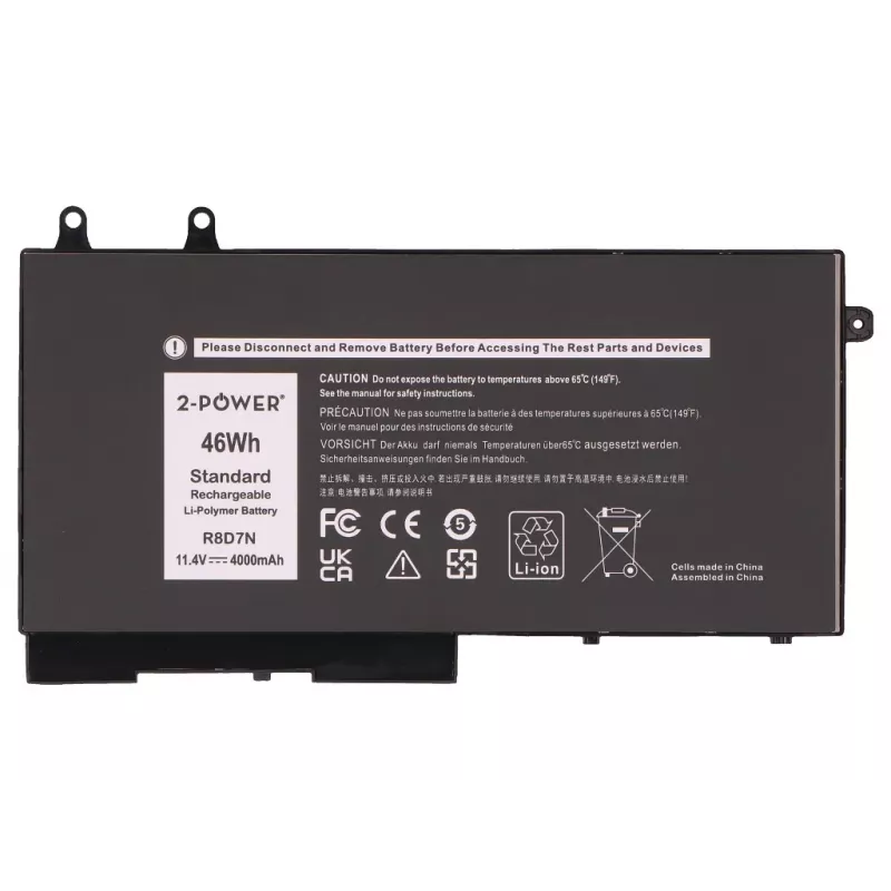 2-Power Dell Latitude 5400 hlavná batéria – batéria – 46 mAh