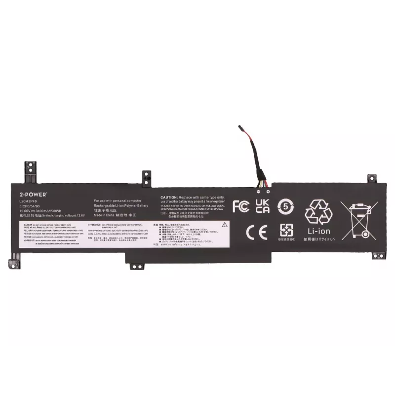 2-POWER hlavná batéria pre Lenovo IdeaPad 1-14JIL7 82LV – 3400 mAh