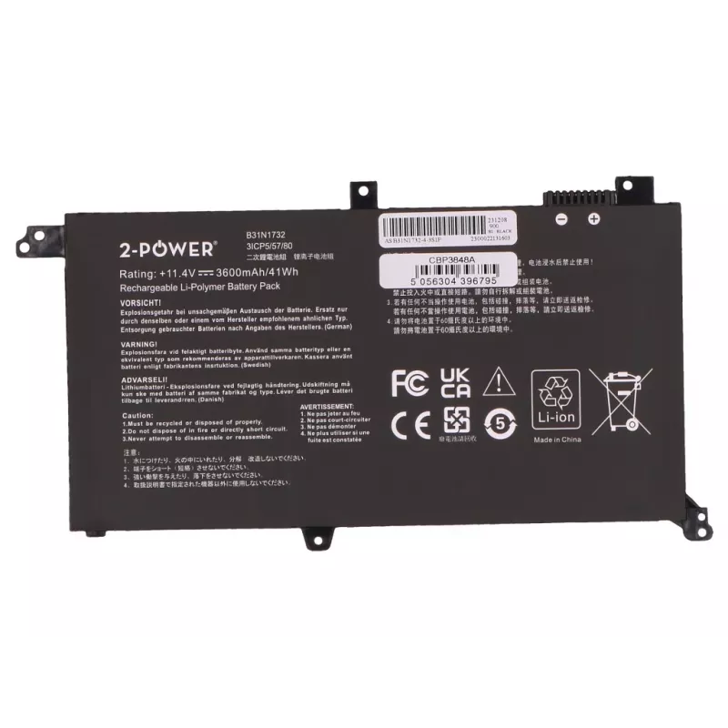 2-Power Main Battery Pack pre Asus VivoBook S430 - 41 Wh