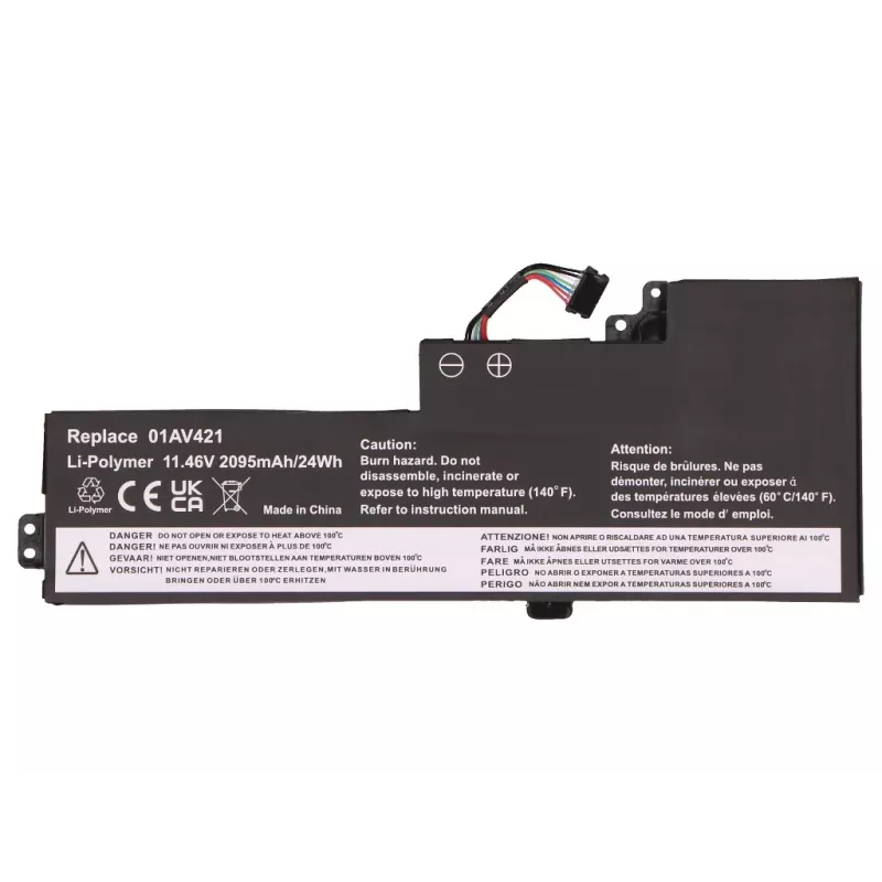 2-Power Main Battery Pack pre Lenovo ThinkPad T470 - 2000 mAh