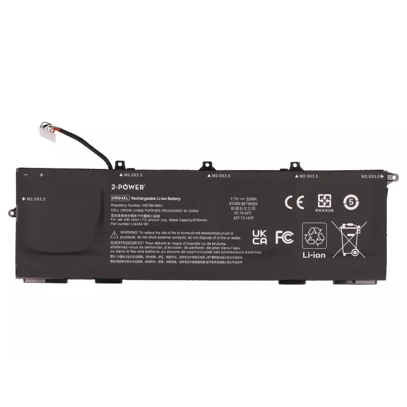 2-Power Main Battery Pack - lítium-iónová - 50 mAh - 3,7 V