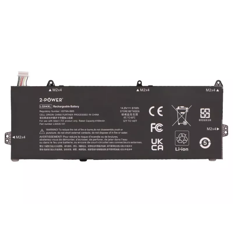 2-Power hlavná batéria pre HP Pavilion 15-CS1067tx - 41Wh 11,55V 3-článková Li-Ion