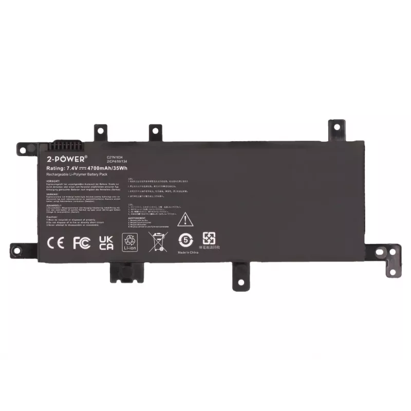 2-Power ASUS VivoBook R542U hlavná batéria - 5000 mAh