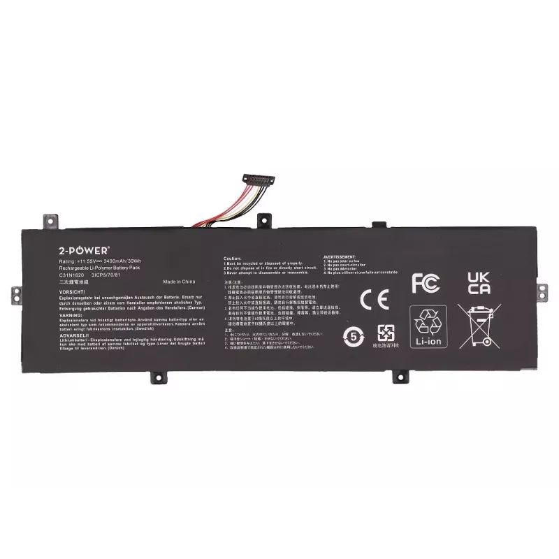 2-Power hlavná batéria pre Asus ZenBook UX430 série - 3400 mAh