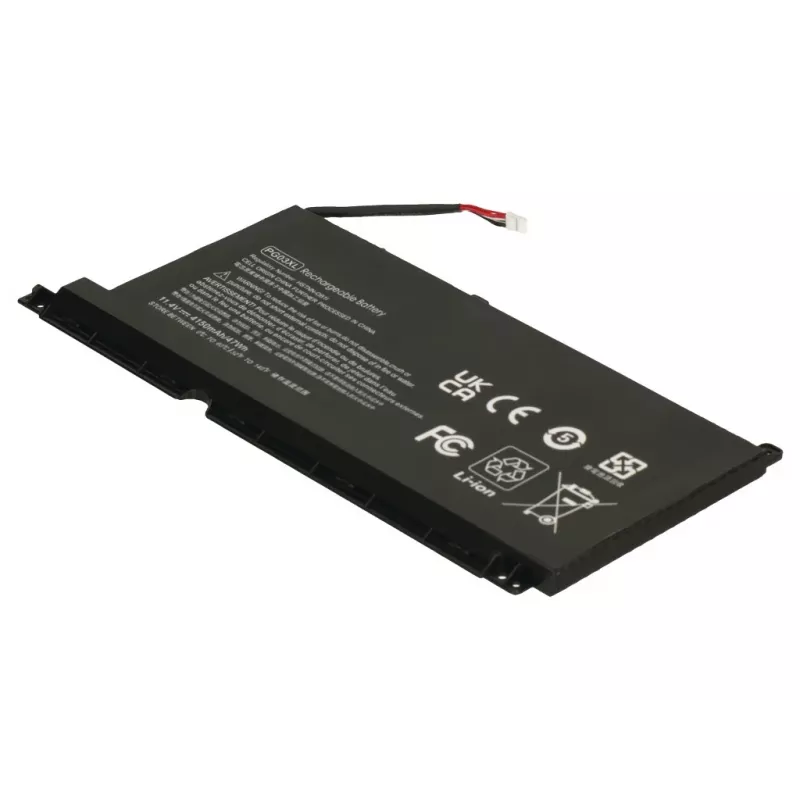 2-Power hlavná batéria HP 15-dk0020TX - 11,4V 4150mAh Lithium-Ion