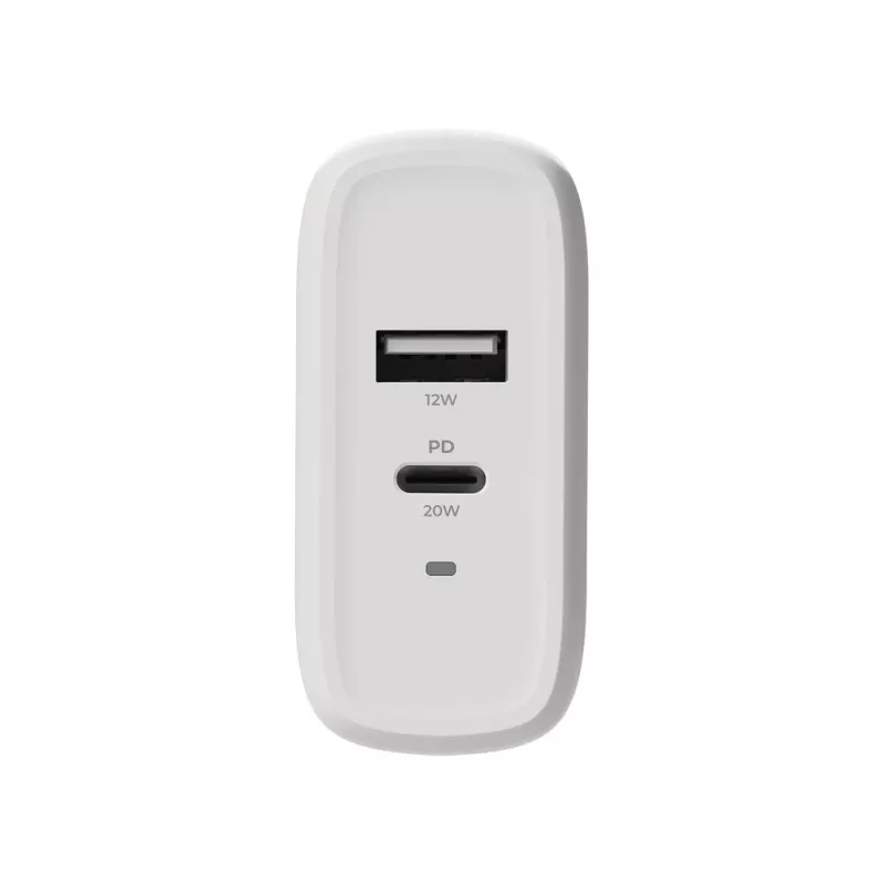2-POWER nástenná nabíjačka PD 20W USB-C & 12W USB-A