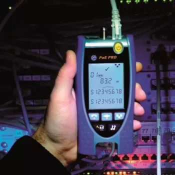 TREND Networks PoE Pro BT tester káblov a sietí s detekciou PoE++