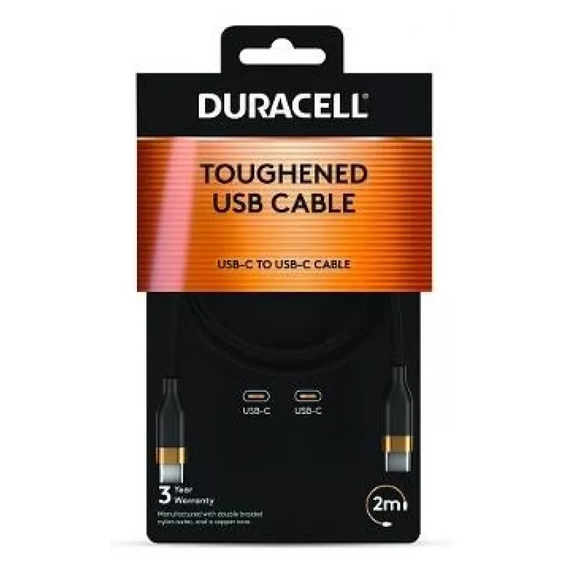 2-Power 2m USB-C na USB-C kábel 60W PD rýchle nabíjanie a synchronizácia dát - čierny