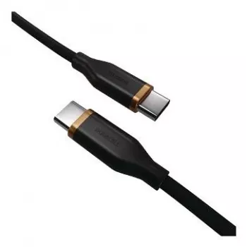 2-Power 2m USB-C na USB-C 100W silikónový kábel čierny