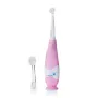 BRUSH-BABY Baby Sonic sonická zubná kefka 0-3 roky ružová