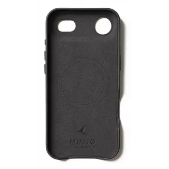 Mujjo kožené puzdro pre iPhone Air s MagSafe, čierne