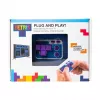 FIZZ CREATIONS Retro Arcade Tetris Konzola plug and play s bezdrôtovým ovládačom