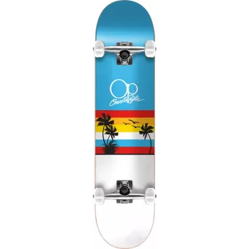 Ocean Pacific Sunset Complete Skateboard 7,75 modrý