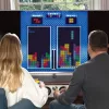 FIZZ CREATIONS Tetris Duel retro arkádová konzola pre dvoch hráčov s 2 káblovými gamepadmi Plug & Play