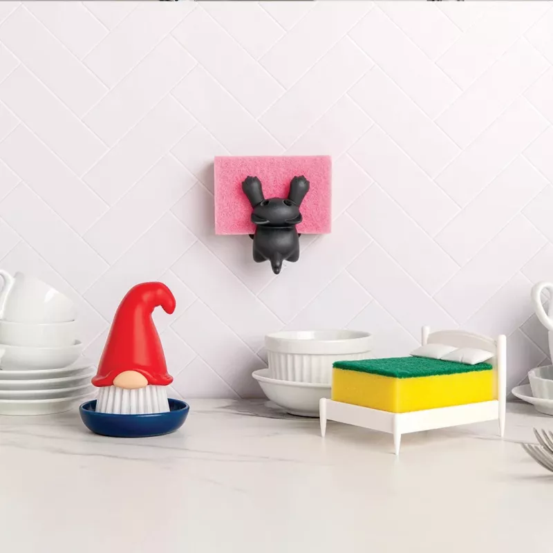 OTOTO Beardy Dish Brush – originálna kuchynská kefa s integrovaným otvorom na zavesenie