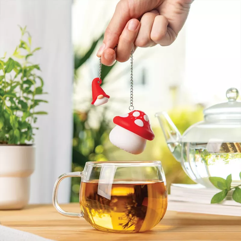 OTOTO Enchan-Tea čajové vajíčko - dizajn čarodejníka silikónové sitko na sypaný čaj