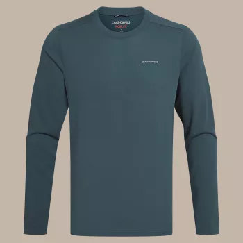 Craghoppers NosiLife Abel LS tričko - Blue Stone (M)