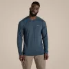 Craghoppers NosiLife Abel LS tričko - Blue Stone (M)