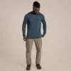 Craghoppers NosiLife Abel LS tričko - Blue Stone, veľkosť L