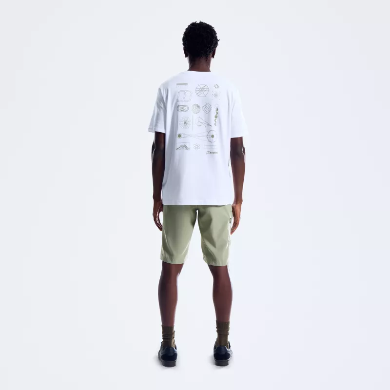 Berghaus Navigator 2.0 Short pánske turistické šortky - Wisdom, veľkosť L
