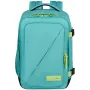 American Tourister Take2Cabin S príručný batoh Dusty Turquoise/Lime