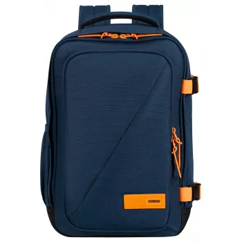 American Tourister Take2Cabin S príručný batoh Dark Navy/Radiant Orange
