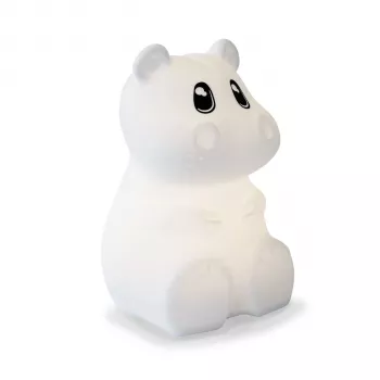 KIDYWOLF nočné svetlo hroch s meniacimi sa farbami 15 cm