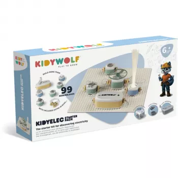 KIDYWOLF súprava na experimenty s elektrinou 11 dielov