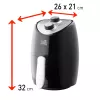 FRITEL Starter My SnackTastic 4202 airfryer 1 kW strieborná/čierna