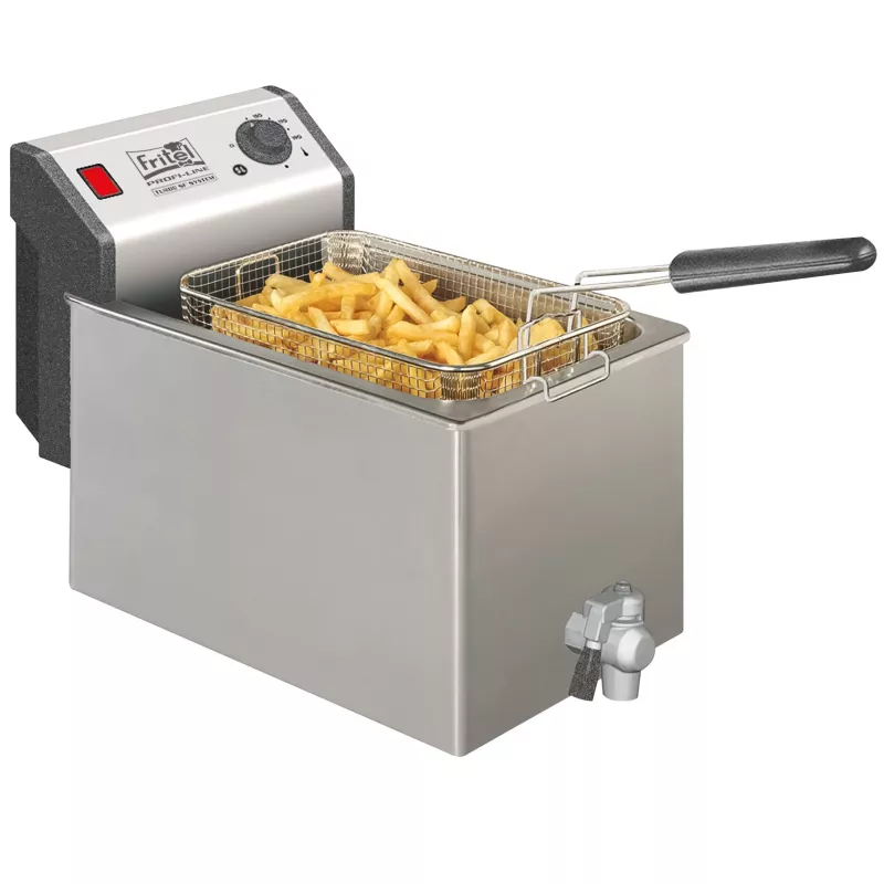 FRITEL TURBO SF fritéza 8 litrov 3,3 kW nerezová oceľ