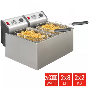FRITEL Professional fritéza 16 litrov 6,6 kW nerez