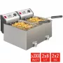 FRITEL TURBO SF fritéza 16 litrov 6,6 kW nerezová oceľ