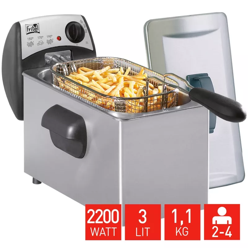 FRITEL Starter fritéza 3 L 2,2 kW nerezová oceľ