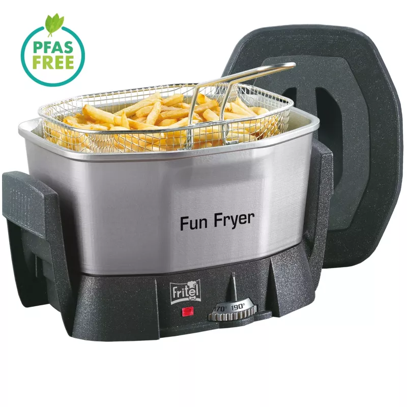 FRITEL Starter fritéza 1,5L 1400W čierna/sivá/strieborná