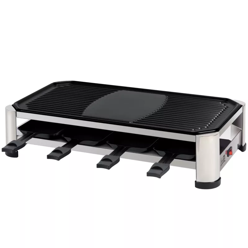 FRITEL RG 2170 raclette gril nerez chróm/čierna 1200 W 8 osôb