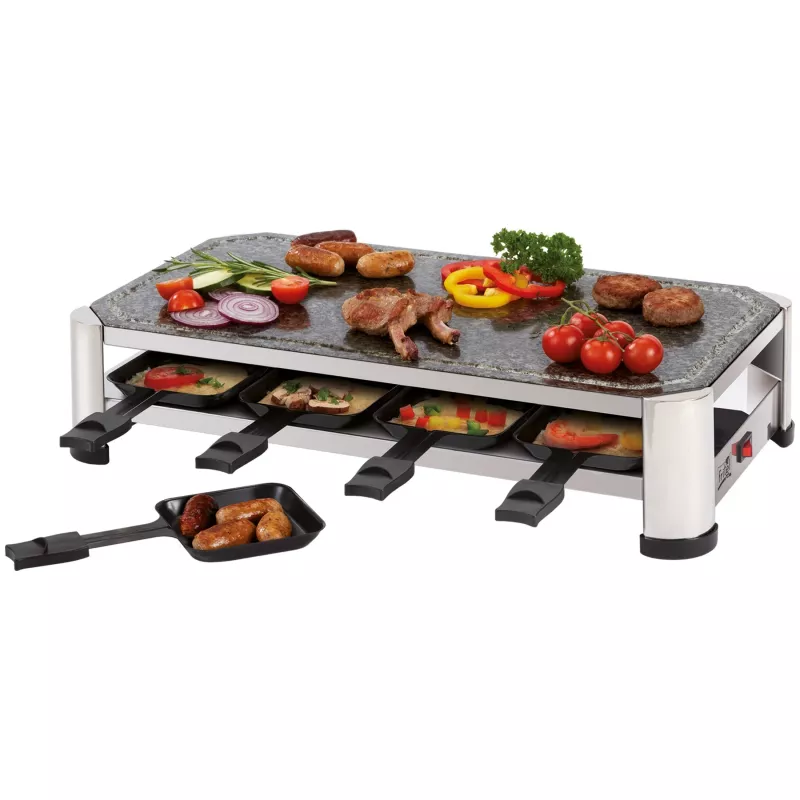 FRITEL SG 2180 raclette nerez/chróm čierna