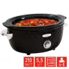 FRITEL Family pomalý hrniec 5.5 Liter 210W čierna/chróm