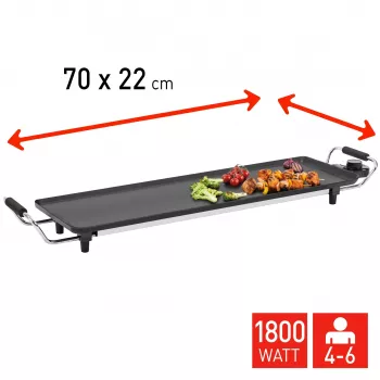 Fritel TY 1689 teppanyaki elektrický gril 1800 W varná plocha z hliníkového odliatku