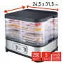 FRITEL Family sušička potravín 250W strieborná/sivá
