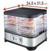 FRITEL Family sušička potravín 250W strieborná/sivá