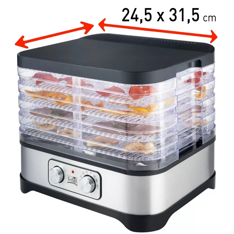 FRITEL Family sušička potravín 250W strieborná/sivá