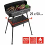 FRITEL Starter BBQ 2246 elektrický gril so stojanom, 2200 W, čierna