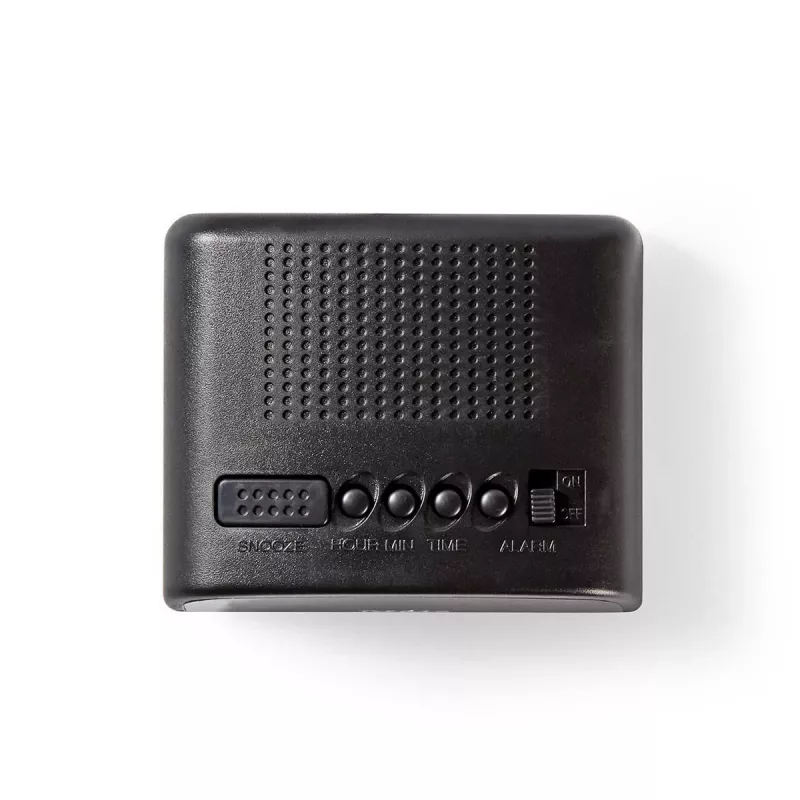 Nedis CLDK008BK LED digitálny budík s funkciou odloženého budenia, čierny